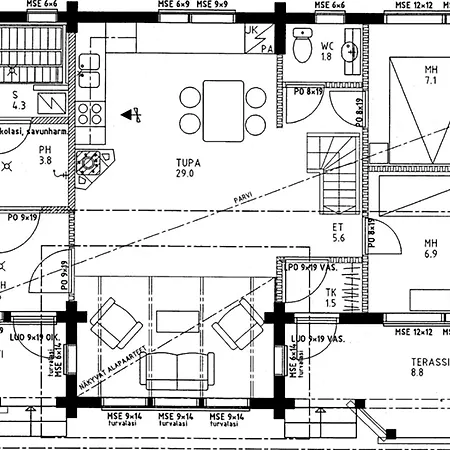 Punahilkka - 10 Hloe, Laensi-himos Villa Jämsä